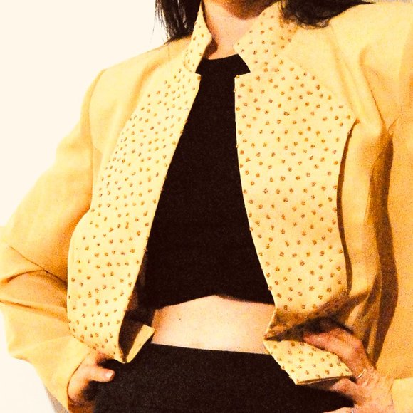 Vintage Beaded Detailed Blazer - Picture 2 of 10